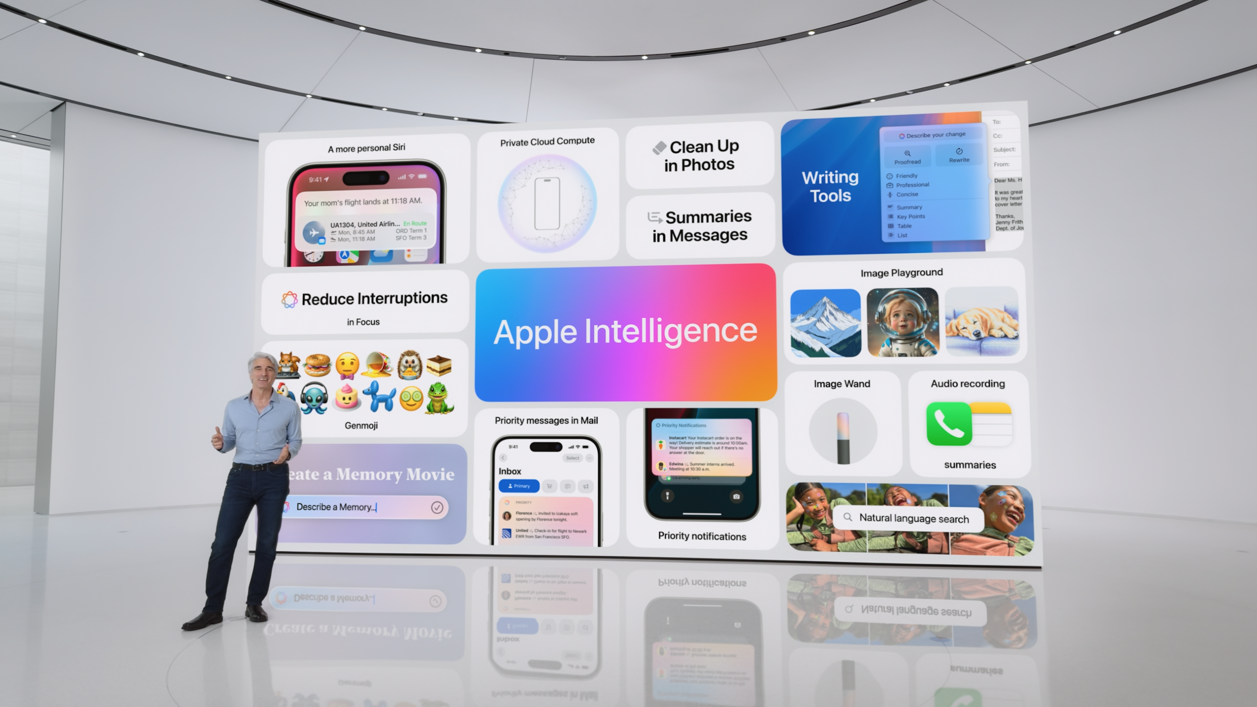 Nuevas funciones de inteligencia artificial en apple